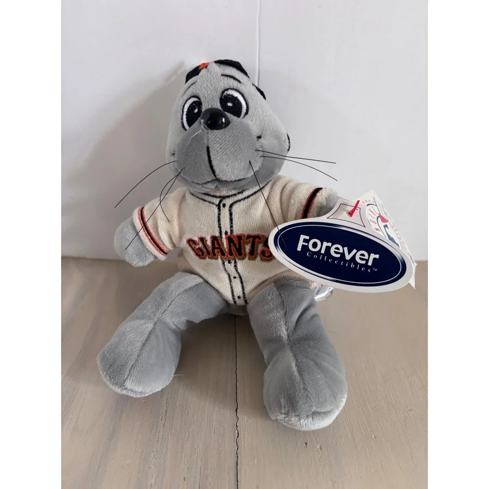 San Francisco Giants Lou Seal Plush MLB Forever Collectibles Bean Bag Mascot NEW